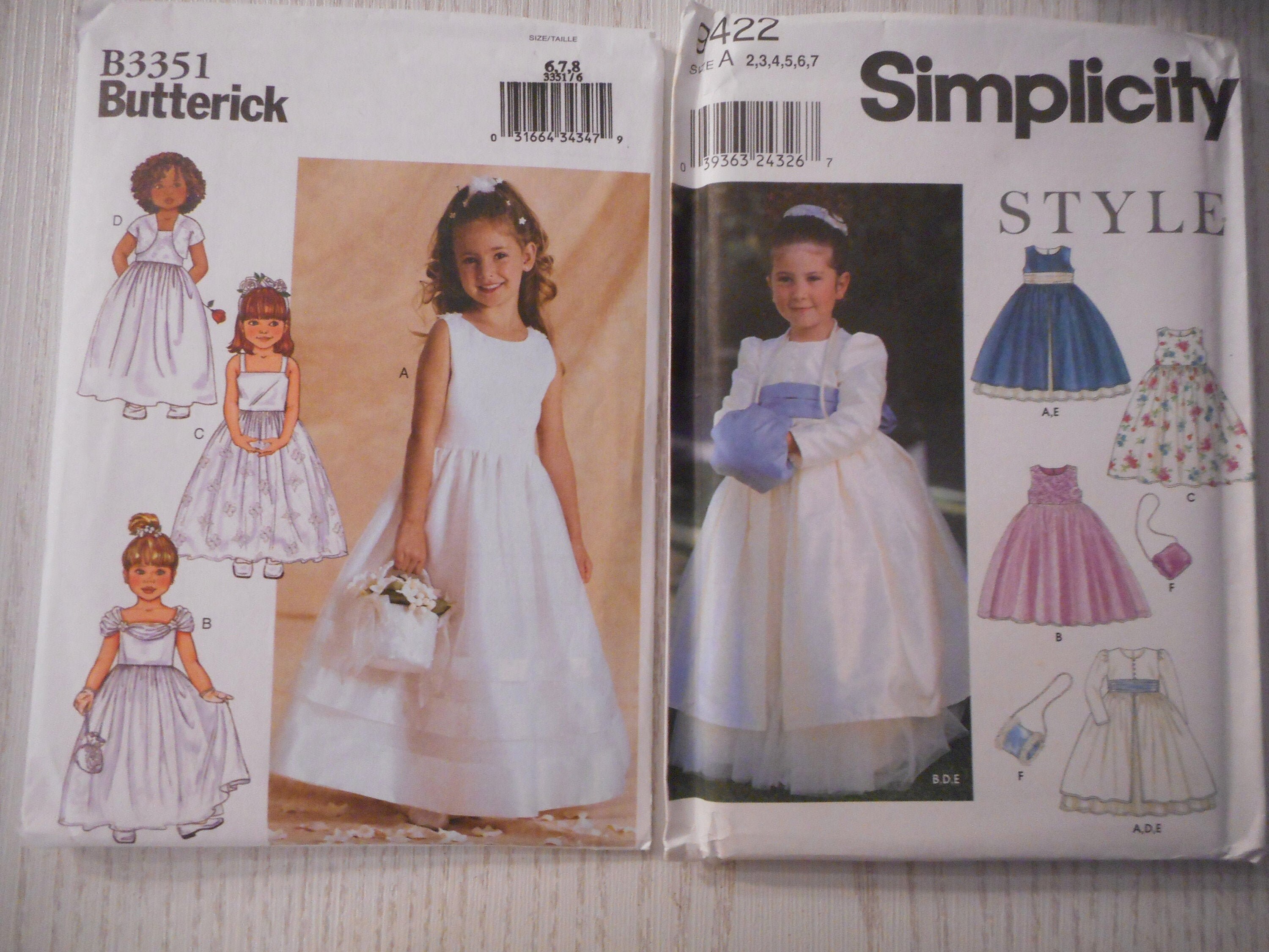 Little Girls Fancy Formal Dress Patterns. Su elección de como Etsy