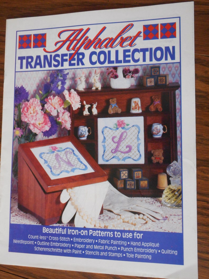 Charted Alphabets For Cross Stitch Or Embroidery Transfers Etsy Charted alphabets for cross stitch or embroidery transfers etsy