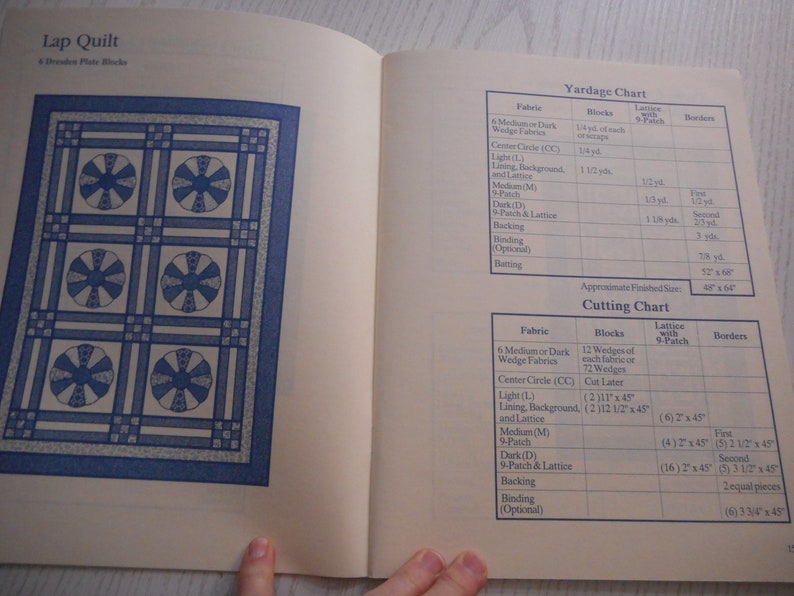 A Simplified Method Like New. Dresden Plate Quilt Book by Wendy Gilbert Quilt in a Day