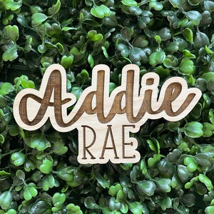 Personalized Birth Announcement Sign | wooden Newborn Girl Boy Announcement for Hospital