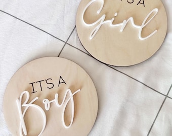 It's A Boy - It's A Girl Sign | Gender Reveal Birth Announcement • Hospital Gender Reveal • Gender Announcement • Surprise Gender Reveal