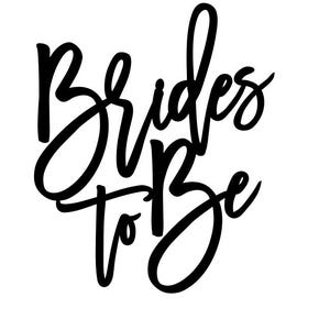 Bride to Be Laser Cut Birch Wood Sign: Bridal Shower Decor