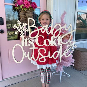 Baby It's Cold Outside Baby Shower Sign | Winter Baby Shower