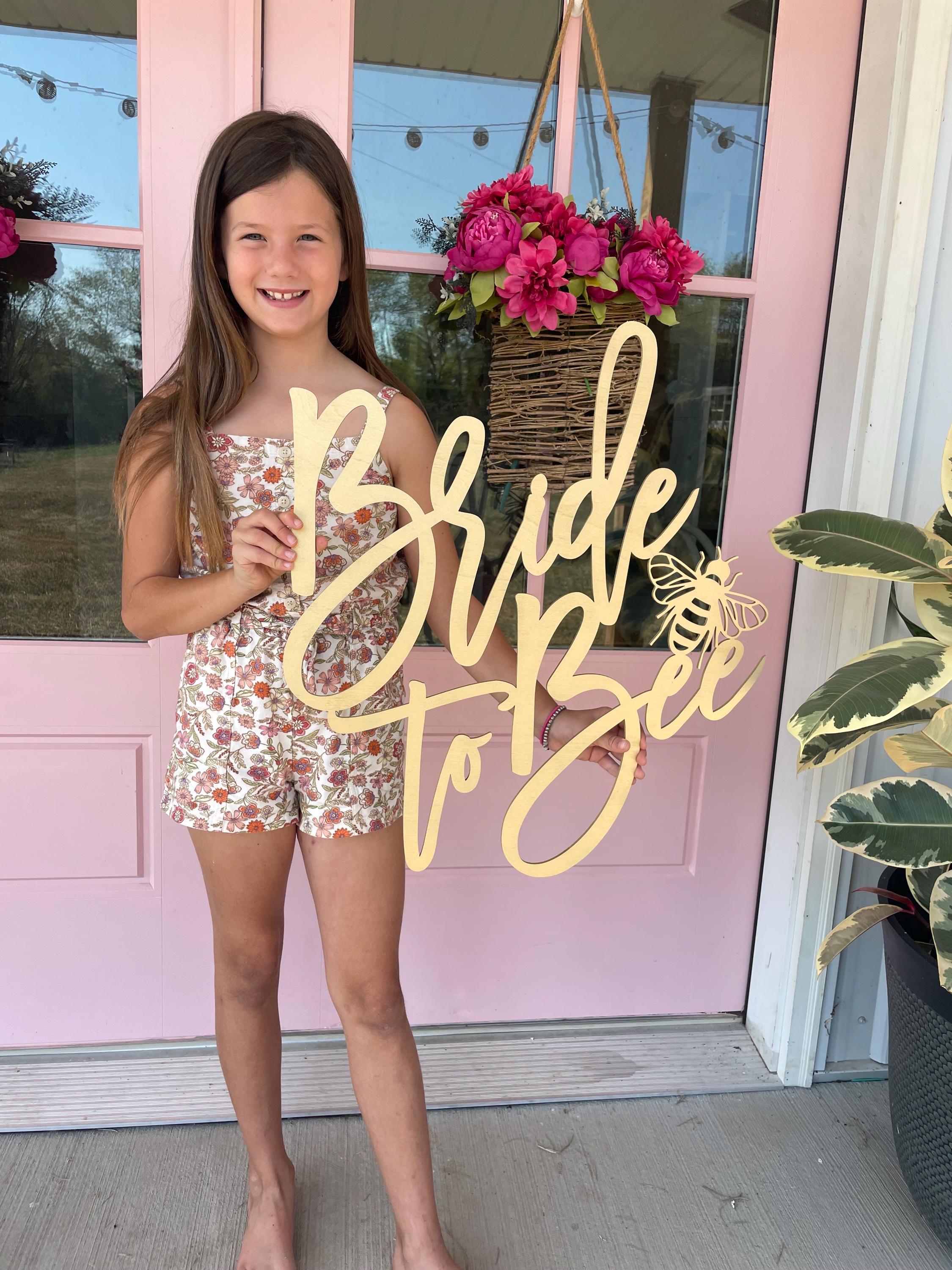 Bride to BEE Bumble Sign: Wooden Bridal Shower Decor - Etsy