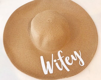 Wifey Floppy Beach Hat