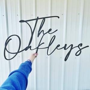 Custom Last Name Wooden Sign: Laser Cut Wedding Decor