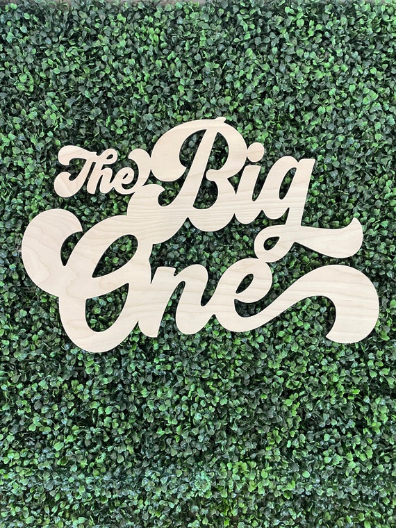 The Big One Wooden Baby Shower Backdrop Sign | Baby Shower Decor • Mama to Be • Baby Boy