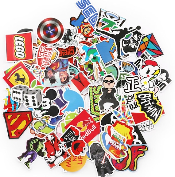 20 Pack of Stickers Awesome Assortment of Random Stickers Etsy