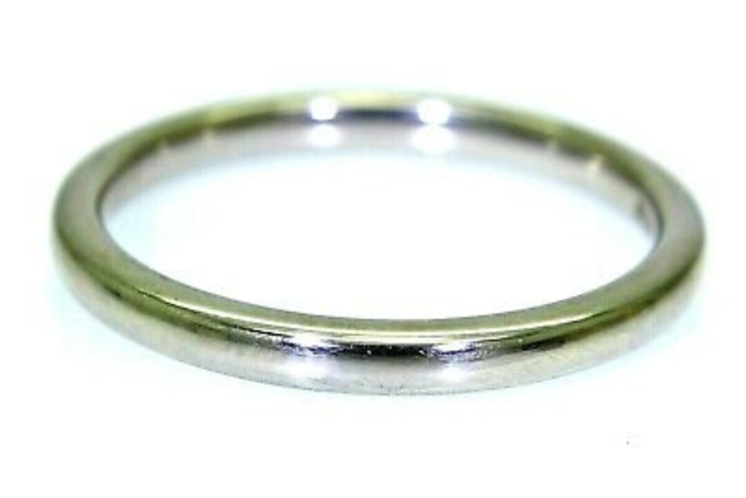 Classic Wedding Band 950 Palladium Ring Size U 10 1/4 - Etsy UK