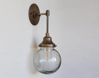 Wall Sconce  Light, Mid Century Brass Wall Sconce  light