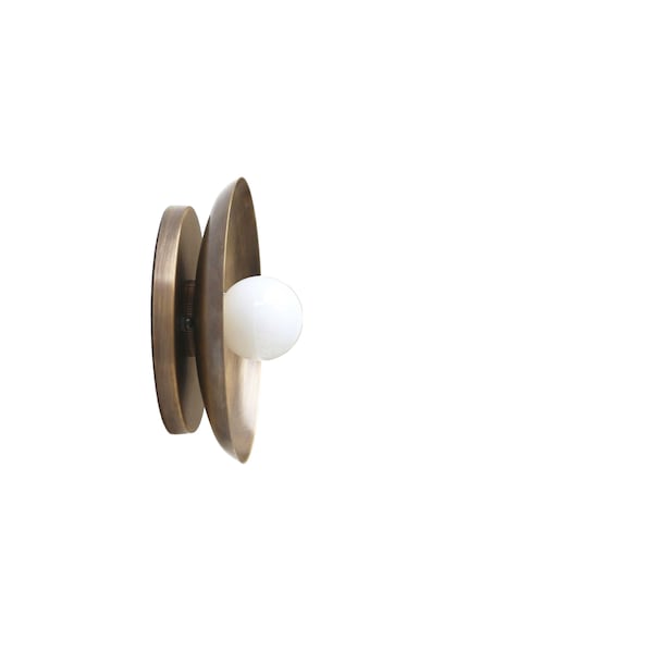Brass Wall Sconce/Ceiling Flush Mount light, Solid  Brass Wall Sconce/Ceiling Flush Mount light,  UL Listed. E-26 No.0043