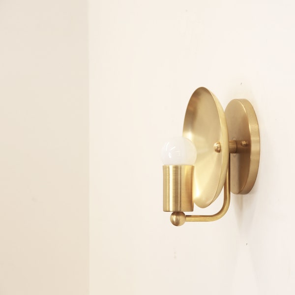 Brass Wall Sconce/Ceiling Flush Mount light, Solid  Brass Wall Sconce/Ceiling Flush Mount light