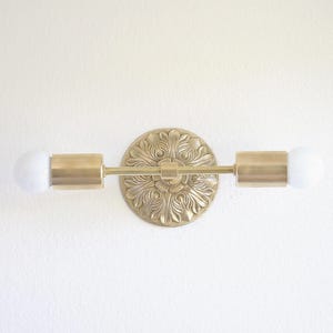Polished and buffered Solid casting Brass Wall Sconce light /Ceiling Flush Mount light, UL Listed,