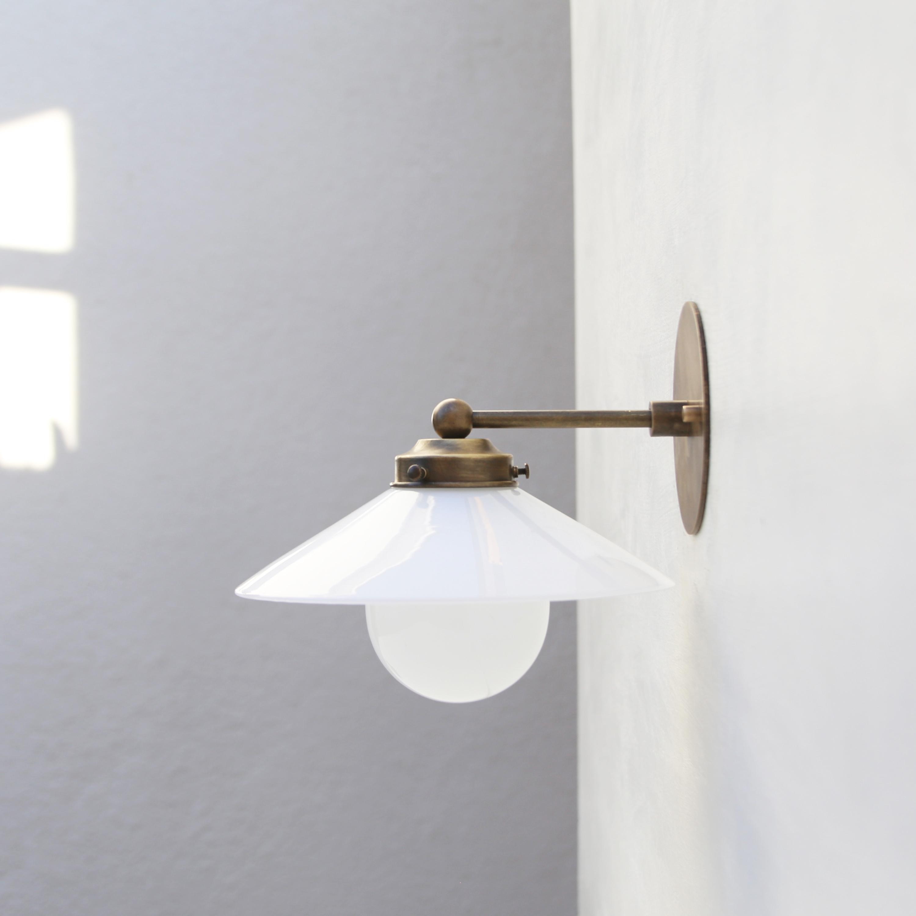 Bathroom Vanity Light,  Wall Sconce  light with brass shade-Minimal Sconce Light , UL Listed,LM2