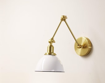 Articulating Wall Sconce-Swivel Arm Wall Sconce- Adjustable Arm Wall Sconce, UL Listed,