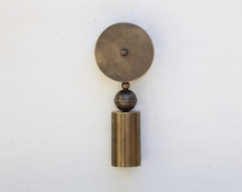 Aged Brass  Wall Sconce light - Brass Wall Sconce Light