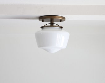 Flush Mount Ceiling Light Fixture - Schoolhouse Ceiling Light