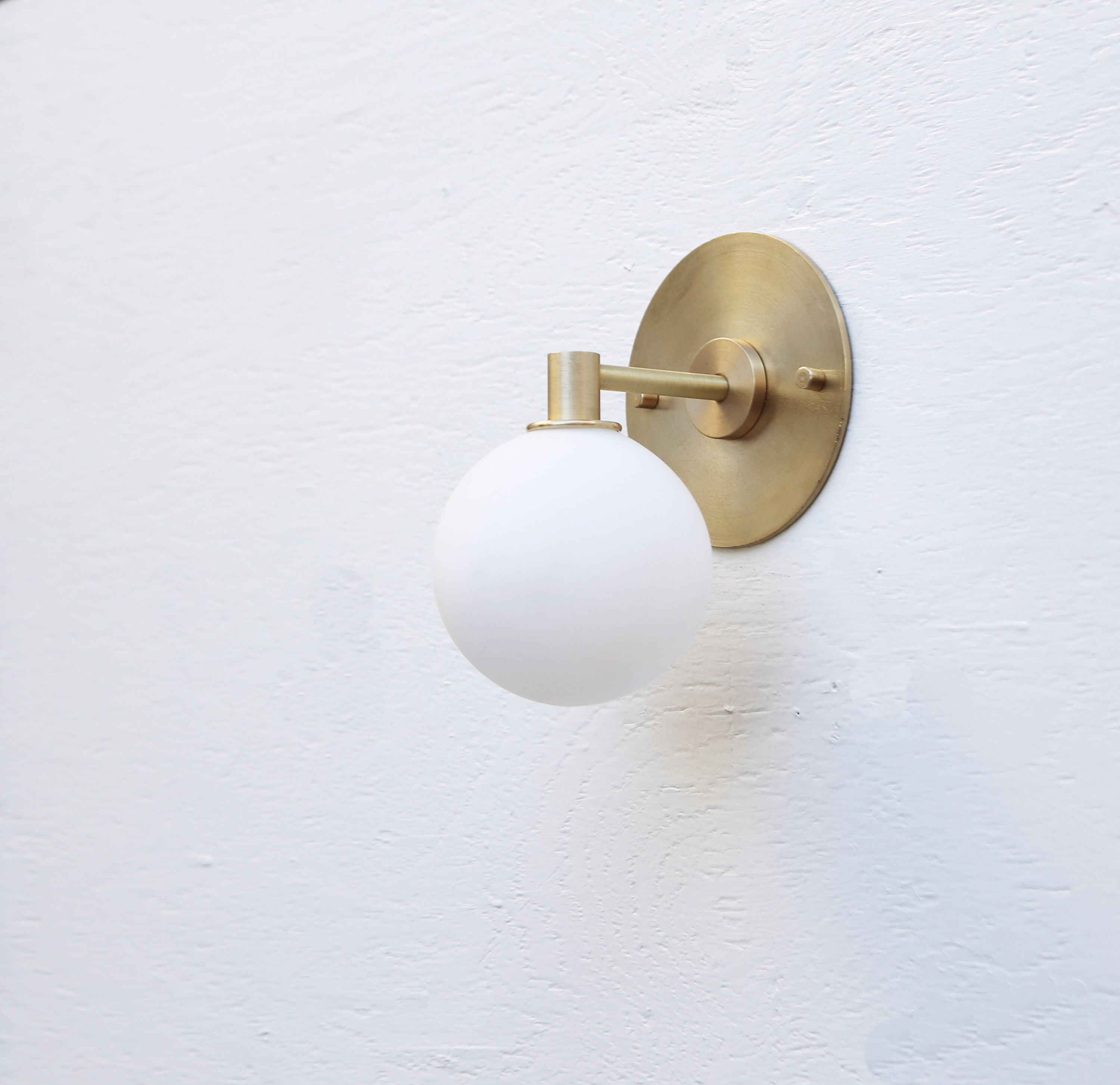 Bathroom Vanity, Vanity Fixture, Mid Century Brass Wall Sconce  light