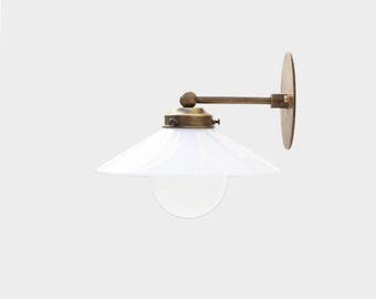 Bathroom Vanity Light,  Wall Sconce  light with brass shade-Minimal Sconce Light , UL Listed,LM2  No.0041