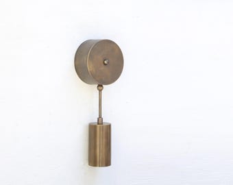 Aged Brass  Wall Sconce light - Brass Wall Sconce Light, UL Listed, No.0290