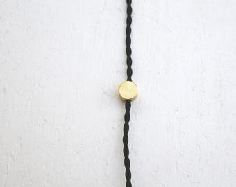 Cord tie for plug-in light, cord tie for plug in light fixture