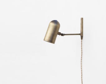 Adjustable Plug-in  Wall Sconce Light, Minimalist Plug-in Wall Sconce Light No.0078