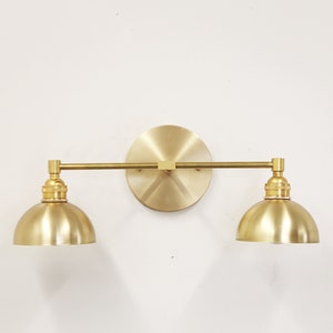 Brass   Wall Sconce light - Bathroom Vanity Light- Minimal Sconce Light, UL Listed,