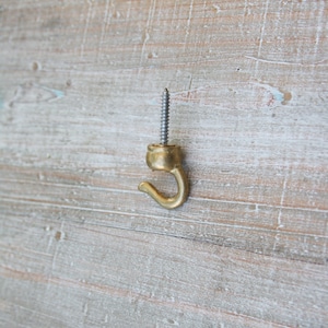 2 pieces of Brass  Pendant Lighting  Hook, brass Ceiling Lighting Hooks.