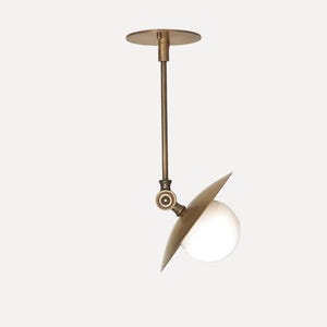 Ceiling light, Modern ceiling light, Aged brass ceiling light, UL Listed. No.0325