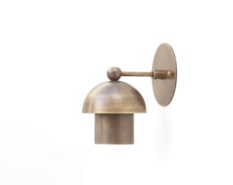 Brass Wall Sconce  light, Modern brass light, Industrial  Style Wall Sconce Light, UL Listed No.0099