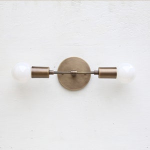 Solid Brass Wall Sconce  light, Modern  Brass Wall Sconce  light, Mid Century Sconce