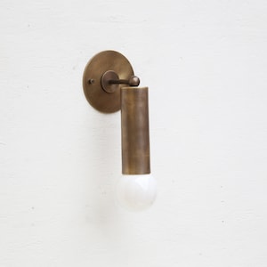 Aged Brass  Wall Sconce light - Minimal Sconce Light