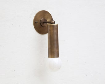 Aged Brass  Wall Sconce light - Minimal Sconce Light