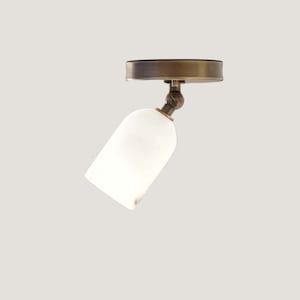Spotlight, Ceiling spot light, Alabaster spot light, Stone ceiling light, UL Listed, No.0421
