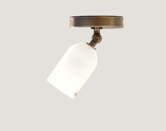 Spotlight, Ceiling spot light, Alabaster spot light, Stone ceiling light, UL Listed, No.0421