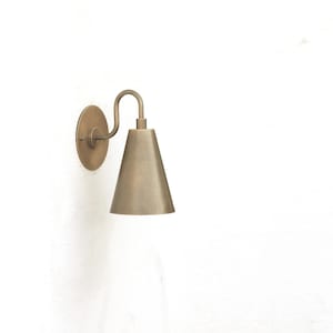 Brass  Wall Sconce light - Casting Brass Wall Sconce Light- Minimal Sconce Light, UL Listed, No.0409