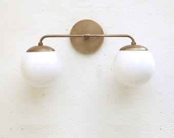 Bathroom Vanity Light, Vanity Fixture, Mid Century Brass Wall Sconce light , UL Listed,PPQ6 No.0125