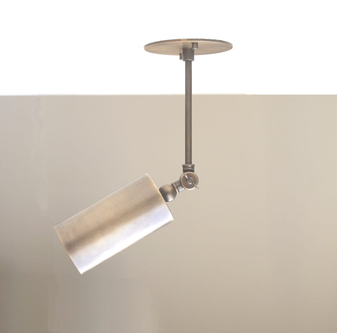 Brass Directional Spotlight: Modern Ceiling Light - Etsy