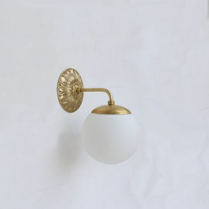 Wall Sconce  Light, Mid Century Brass Wall Sconce  light, Bathroom Vanity, Vanity Fixture