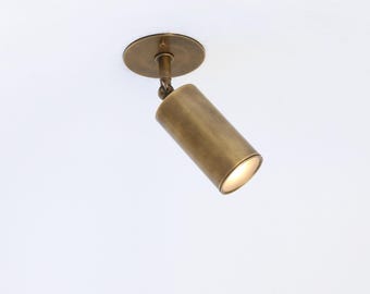 Brass  Spotlight, Adjustable spot light,  Ceiling Light,  Modern Spot Light, UL Listed, No.1012