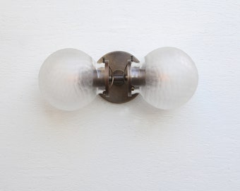 Bathroom Vanity, Vanity Fixture, Mid Century Brass Wall Sconce  light