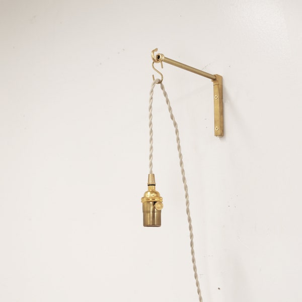 Brass Pendant Lighting  Wall Rack, Industrial style  Pendant Lighting  Wall Rack