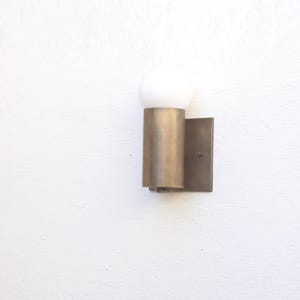 Brass Wall Sconce  light, Modern brass light,  Mid Century brass wall sconce light, Minimal Sconce Light, UL Listed.PPQ4 No.0074