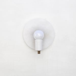 Brass  Wall Sconce light -Wall Sconce Light- Brass Wall Sconce with Alabaster Shade, UL listed
