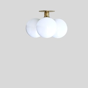 6" Modern Brass Sputnik Chandelier-  Modern Sputnik -3 arms-Brass Ceiling Light, UL Listed, No.0425