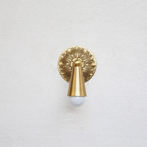 Polished and buffed Solid casting Brass Wall Sconce light /Ceiling Flush Mount light,  UL Listed,