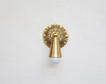 Polished and buffed Solid casting Brass Wall Sconce light /Ceiling Flush Mount light