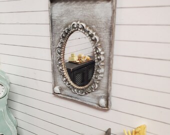 Trumeau mirror 1:12 scale dollhouse