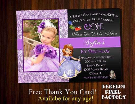 sofia the first invitation princess invitation princess 1st birthday princess invitations