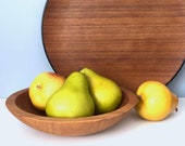 Wooden bowl for fruit, rolls, catchall - solid beech by Tree Spirit